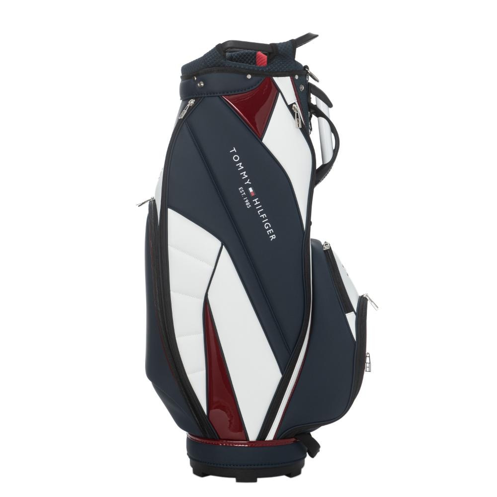 トミー ヒルフィガー ゴルフ（TOMMY HILFIGER GOLF）（メンズ）ゴルフ カート式 キャディバッグ スポーツ 9.0型 5分割 THMG5SC2-TRI