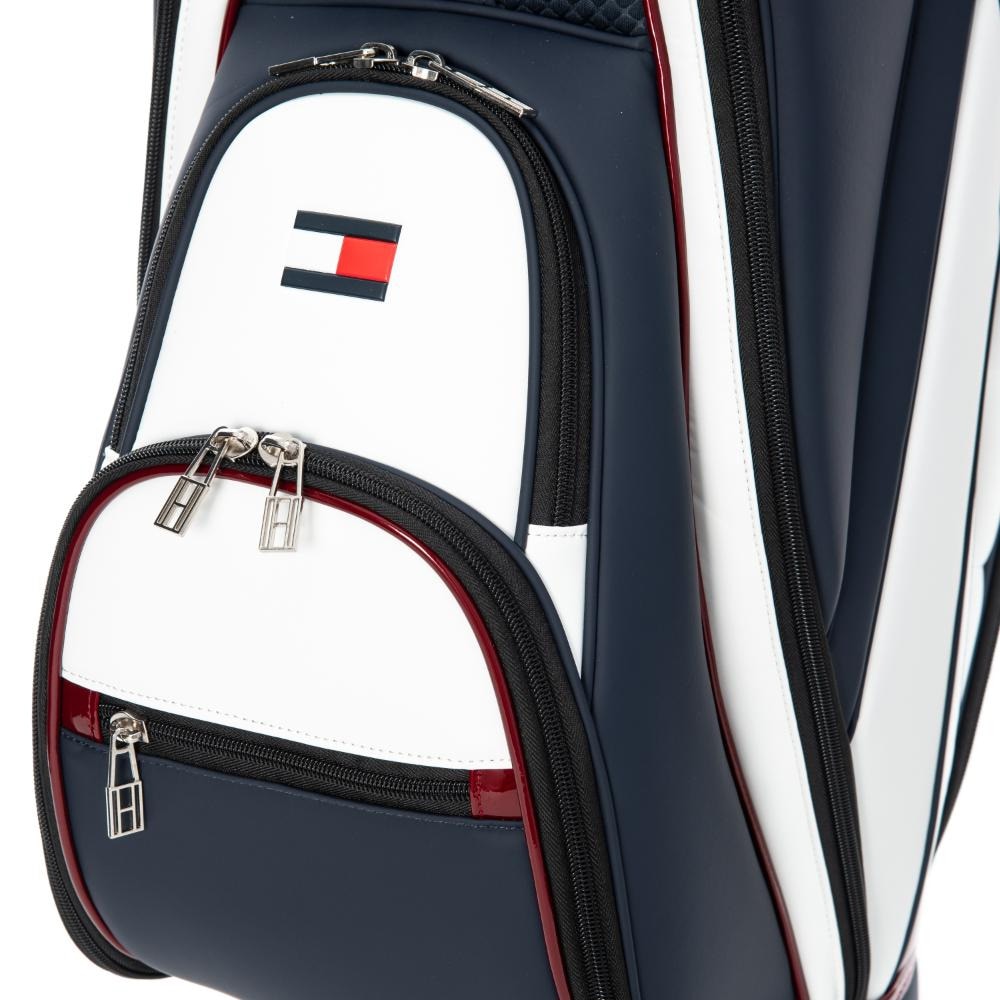 トミー ヒルフィガー ゴルフ（TOMMY HILFIGER GOLF）（メンズ）ゴルフ カート式 キャディバッグ スポーツ 9.0型 5分割 THMG5SC2-TRI