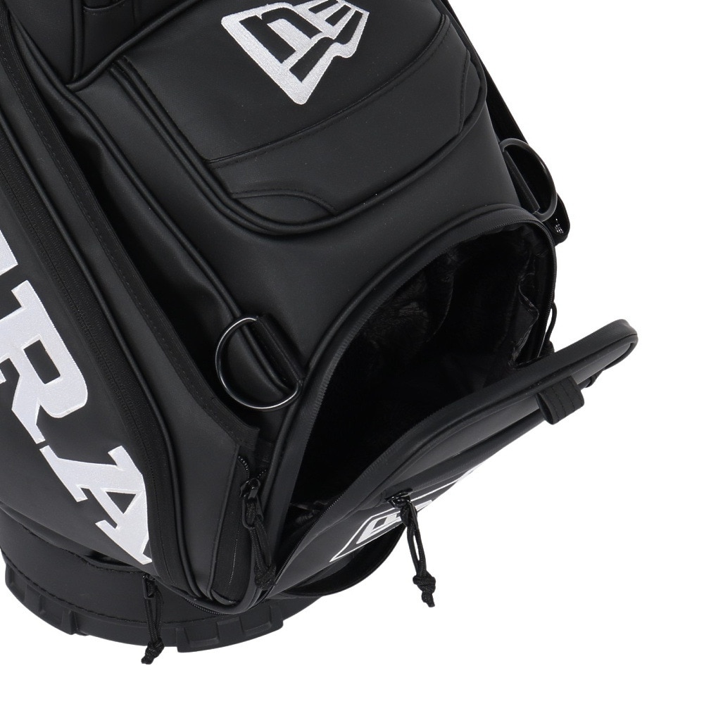ニューエラ（NEW ERA）（メンズ、レディース）ゴルフ カート式 キャディバッグ プロ ツアーバッグ ワードマークロゴ 10.5型 6分割 14393707