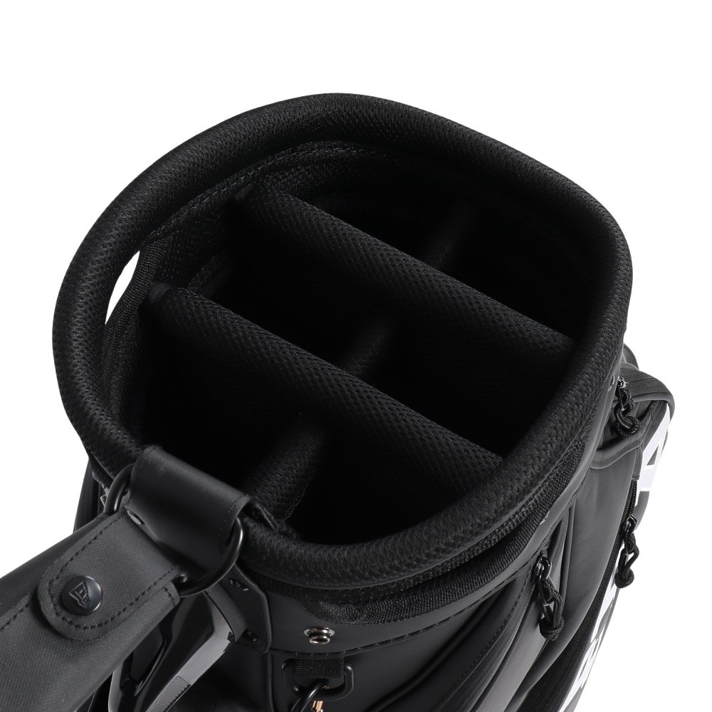 ニューエラ（NEW ERA）（メンズ、レディース）ゴルフ カート式 キャディバッグ プロ ツアーバッグ ワードマークロゴ 10.5型 6分割 14393707