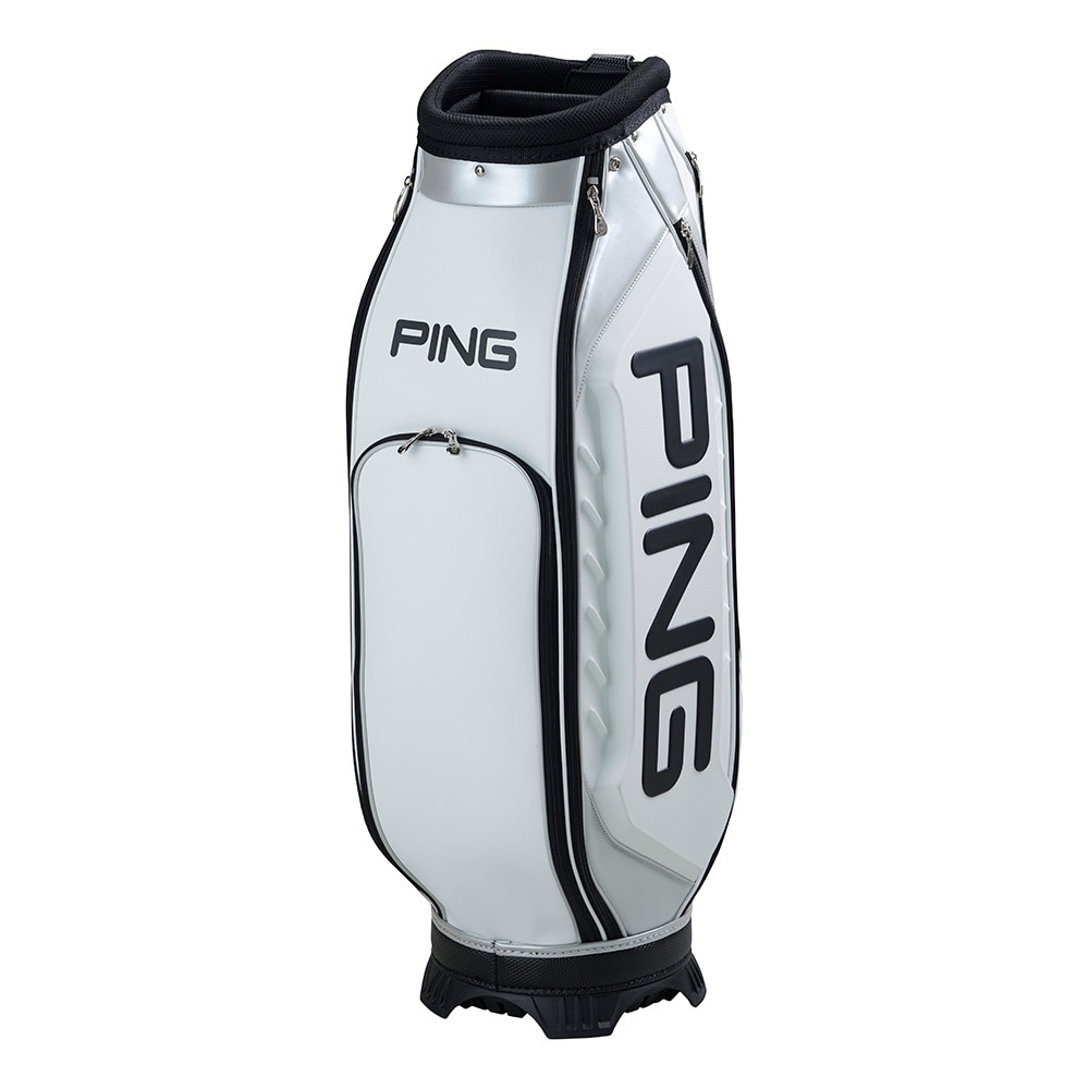 ピン（PING）（メンズ）ゴルフ カート式 キャディバッグ オーセンティック 9型 5分割 CB-U2504 WH 38652 オーセンTICカート
