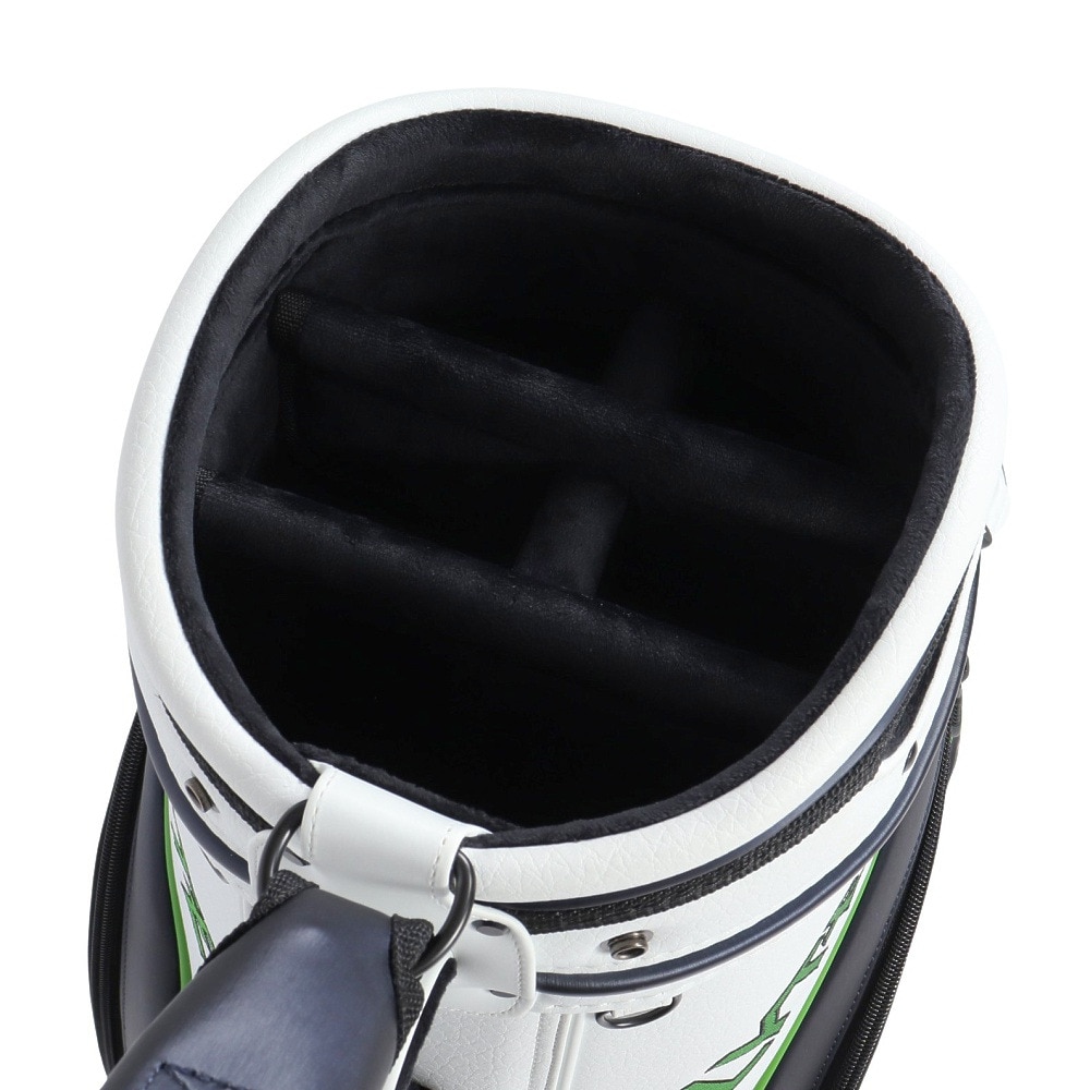 ゴルフバッグ ホワイト/グリーン 合成皮革 キャロウェイ キャディバッグ ツアー メンズ スタンド型 9型 2025年