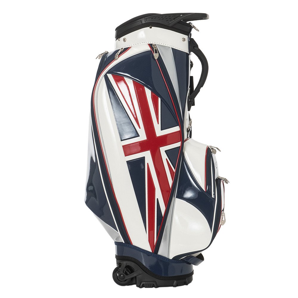 アドミラル　総エナメル　キャディバッグ　admiral 9型 アドミラル ゴルフ（Admiral GOLF）（メンズ）ゴルフ カート式