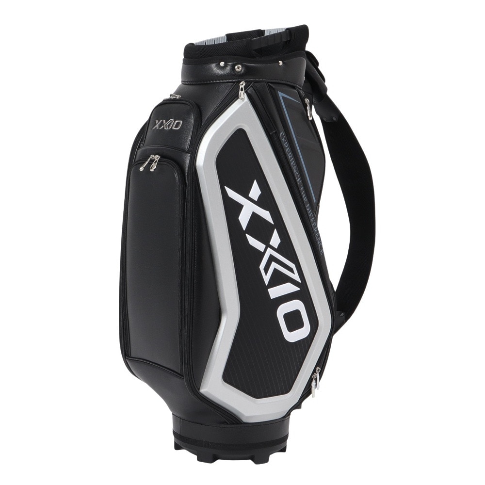 XXIO ゴルフキャディバッグ ブラック ゼクシオ（XXIO）（メンズ）ゴルフ カート式 キャディバッグ 9.5型 GGC