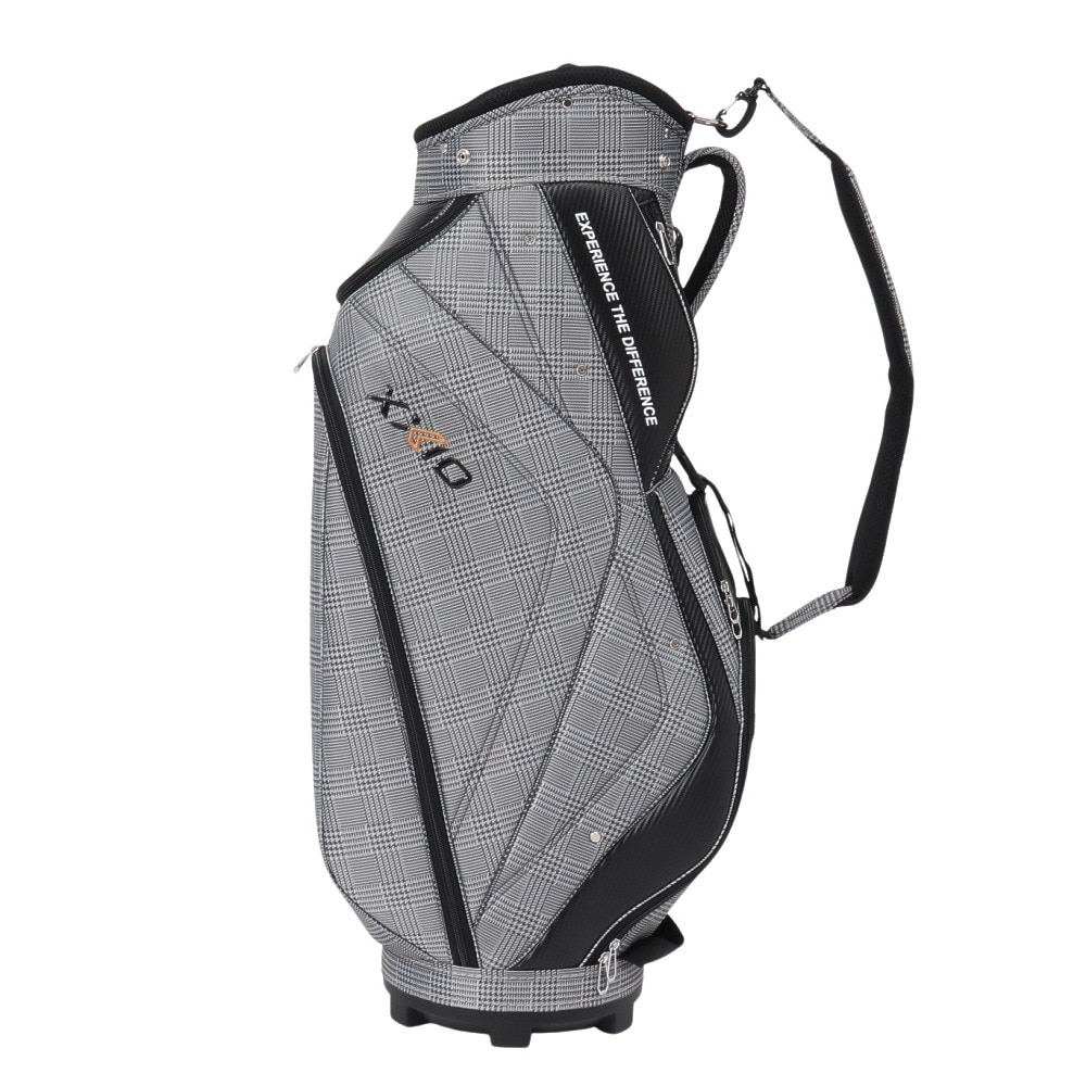 XXIO ゴルフバッグ グレンチェックキャディバッグ ゼクシオ（XXIO）（メンズ）ゴルフ 軽量 カート式 キャディバッグ 9.5