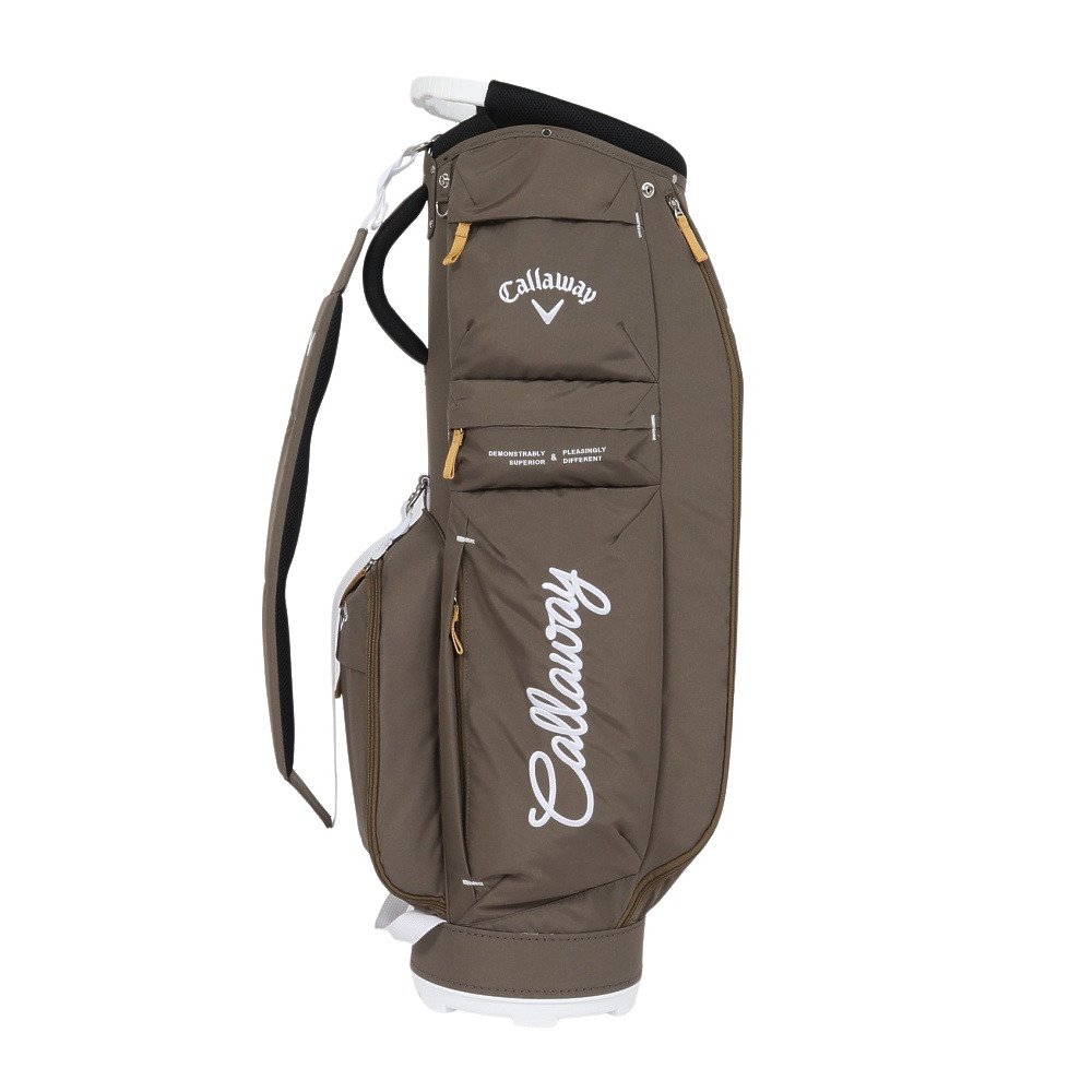 キャロウェイ(Callaway)キャディバッグ CRT ADVANCE ベージュ キャロウェイ（CALLAWAY）（メンズ）ゴルフ カート式 キャディバッグ