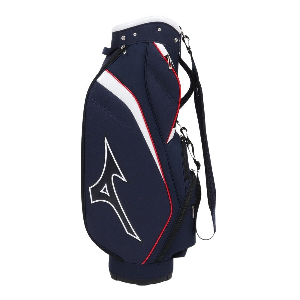 0407-038 MIZUNO ゴルフ　タンドキャディバッグ ミズノ（MIZUNO）（メンズ）ゴルフ カート式 キャディバッグ 9型 4分割