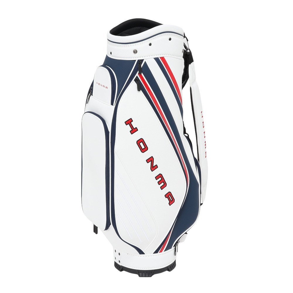 本間ゴルフ　メンズカート式キャディーバッグ9型5分割　CB12604 本間ゴルフ（HONMA）（メンズ）ゴルフ カート式 キャディバッグ 9型 5