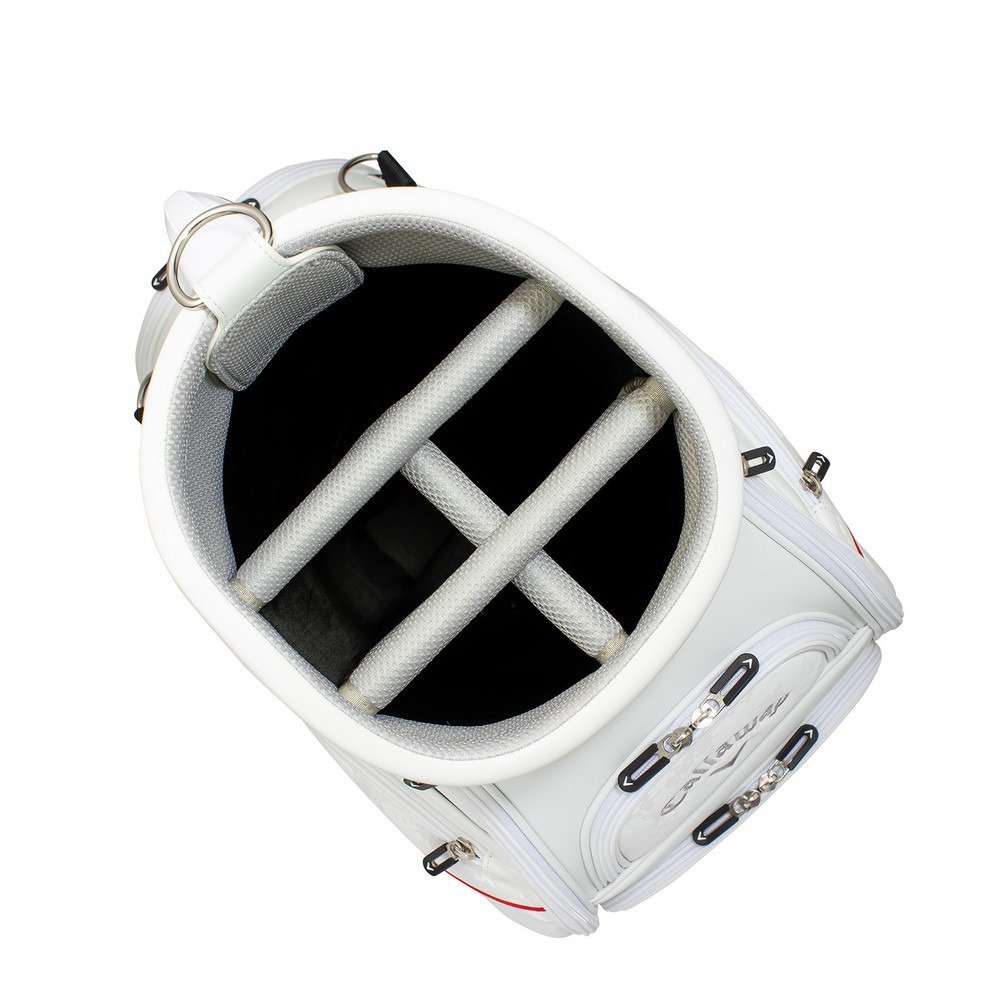 キャロウェイ（CALLAWAY）（メンズ）ゴルフ カート式 キャディバッグ 9.5型 5分割 CRT TOUR Tour 26 FW WHT