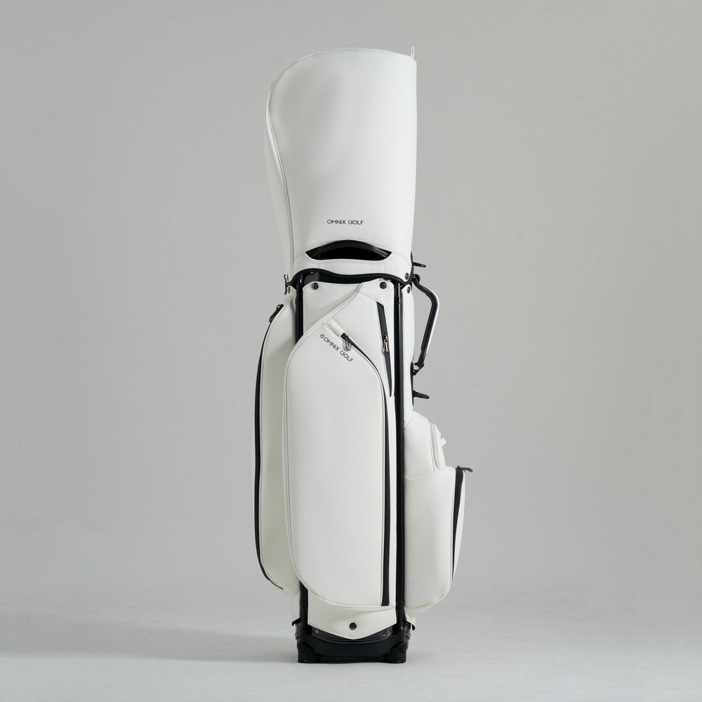 OMNIX/オムニックス ゴルフ キャディバッグ9型【ホワイト】新品！ オムニックスゴルフ（OMNIX GOLF）（メンズ）キャディバッグ REL-WH01