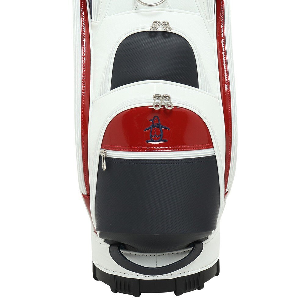 マンシングウエア（MUNSING WEAR）（メンズ）ゴルフ キャディバッグ カート式 9.5型 6分割 スポーティデザイン キャディバッグ 9.5型 MQBVJJ00 WHNV
