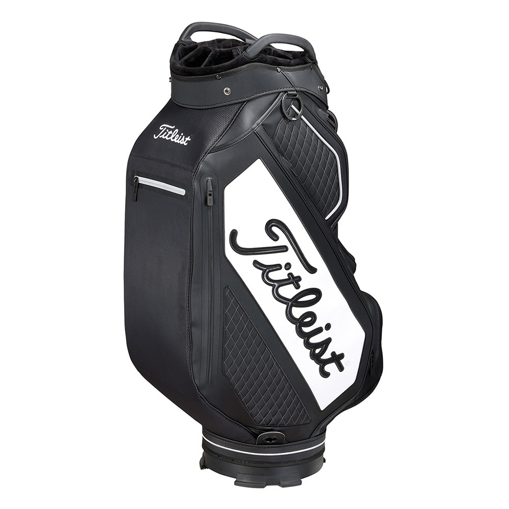 タイトリスト（TITLEIST）（メンズ）ゴルフ キャディバッグ カート式 10型 15分割 プレミアム キャディバッグ TB20CT1-01