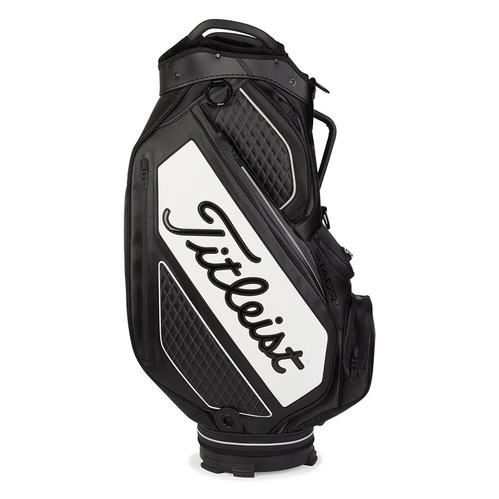 タイトリスト（TITLEIST）（メンズ）ゴルフ キャディバッグ カート式 10型 15分割 プレミアム キャディバッグ TB20CT1-01