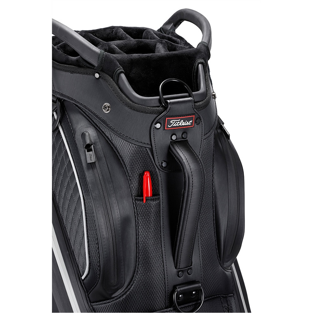 タイトリスト（TITLEIST）（メンズ）ゴルフ キャディバッグ カート式 10型 15分割 プレミアム キャディバッグ TB20CT1-01