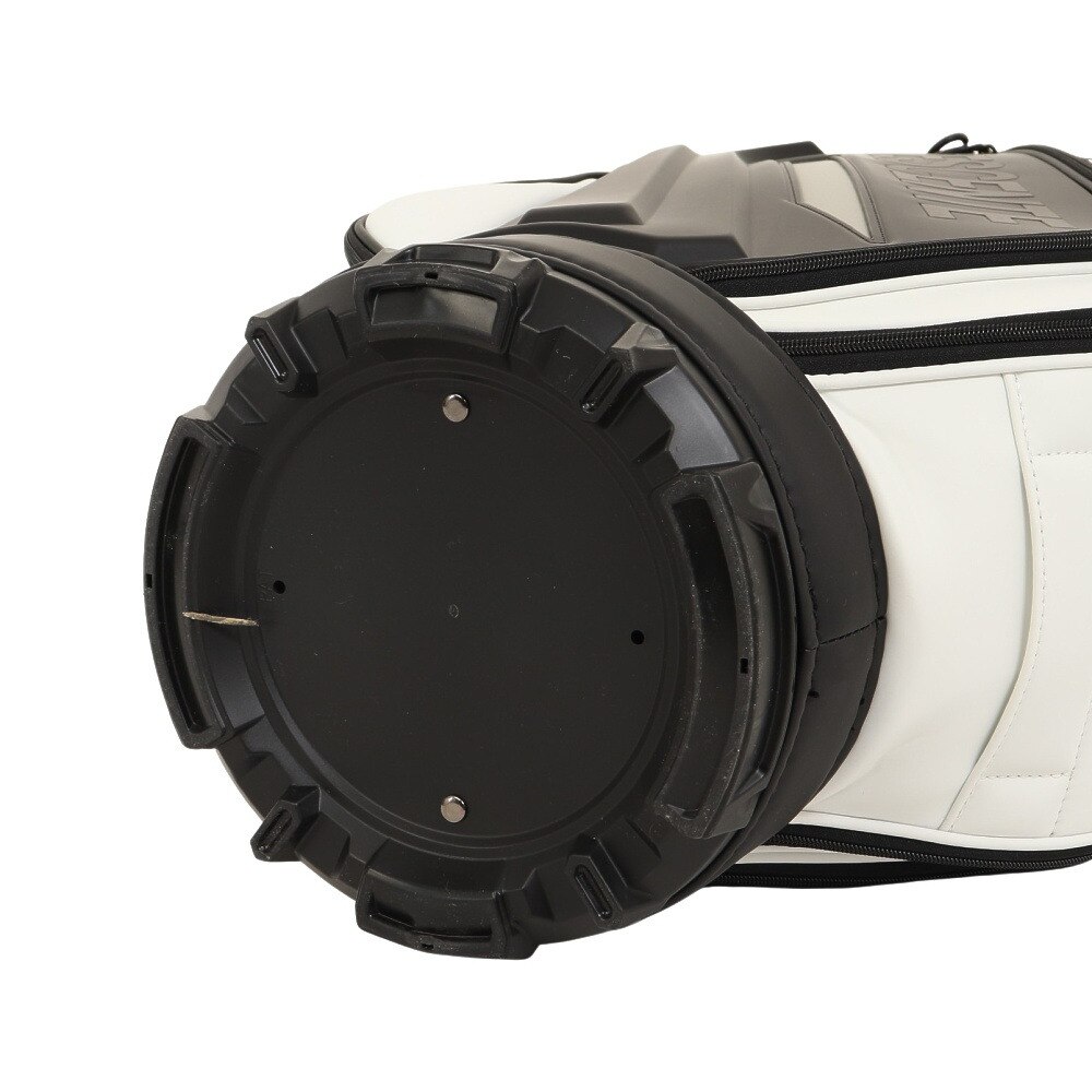 デサントゴルフ（DESCENTEGOLF）（メンズ）ゴルフ キャディバッグ カート式 9.5型 6分割 大口径キャディバッグ DQBVJJ01 WHBK