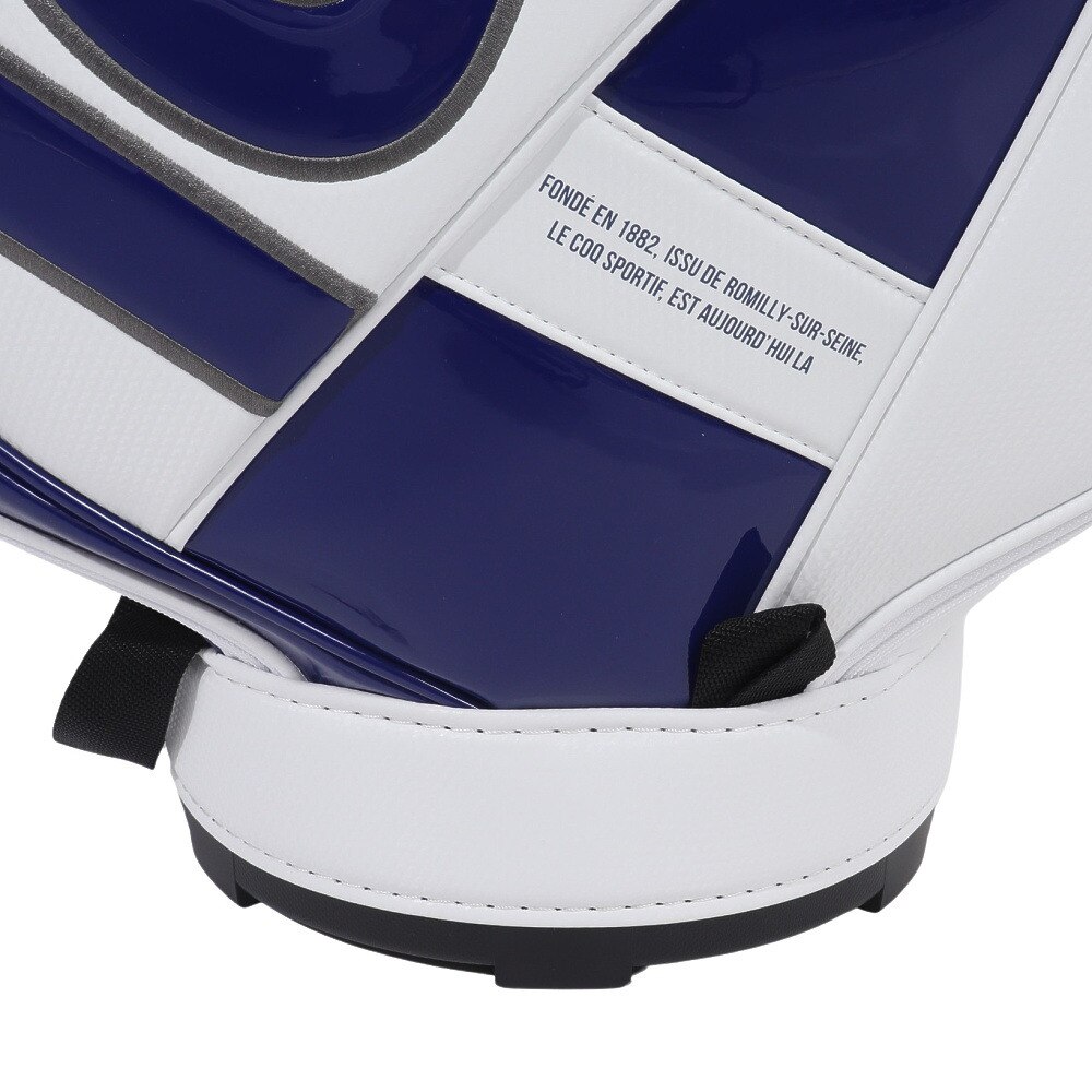 ルコックスポルティフ（lecoqsportif）（メンズ）ゴルフ キャディバッグ カート式 9.5型 6分割 QQBWJJ04 WH00