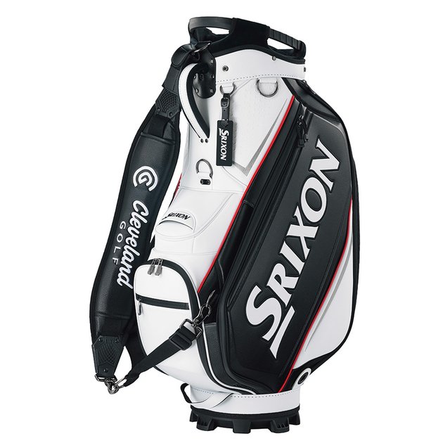 スリクソン SRIXON キャディバッグ ホワイト/レッド サクソン キャディ 