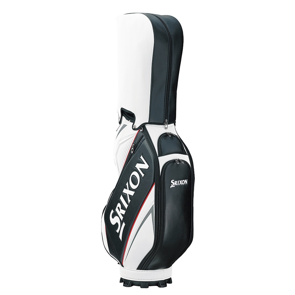 スリクソン（SRIXON）（メンズ）ゴルフ 軽量 キャディバッグ カート式 10型 GGC-S205 WH/BK