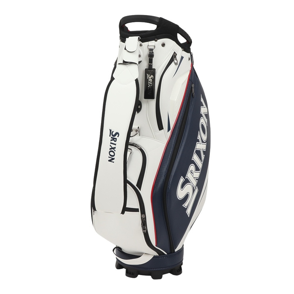 Srixon キャディバッグ ホワイト/ブラック/レッド　GGC-S205 スリクソン キャディバッグ GGC-S205 レプリカモデル