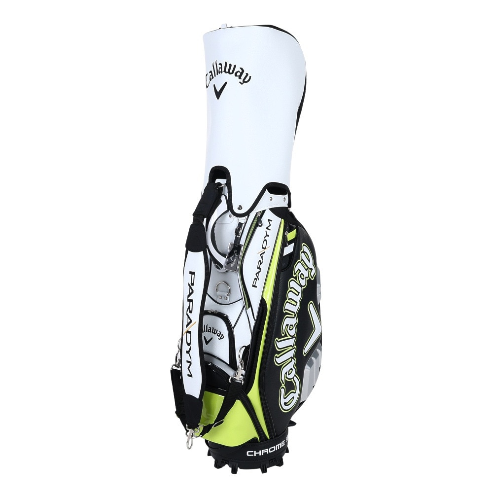 キャロウェイ（CALLAWAY）（メンズ）ゴルフ キャディバッグ カート式 9.5型 5分割 ツアー 5123221 CB TOUR WH/BK/LM  23