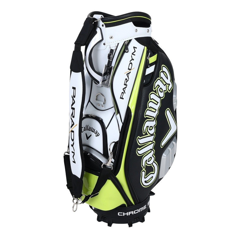 キャロウェイ（CALLAWAY）（メンズ）ゴルフ キャディバッグ カート式 9.5型 5分割 ツアー 5123221 CB TOUR WH/BK/LM  23