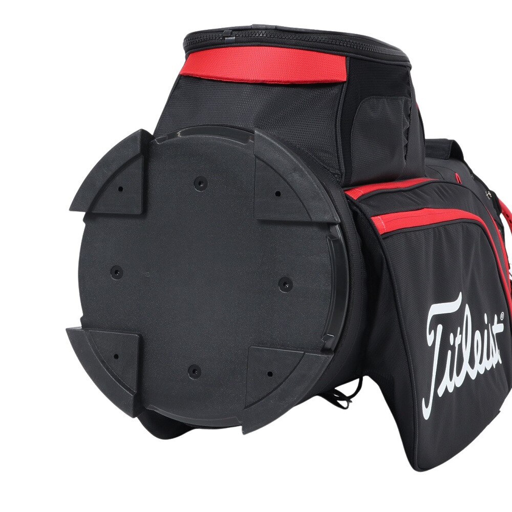 タイトリスト（TITLEIST）（メンズ）ゴルフ キャディバッグ 軽量 カート式 10型 14分割 23 BKRD TB22CT6-006