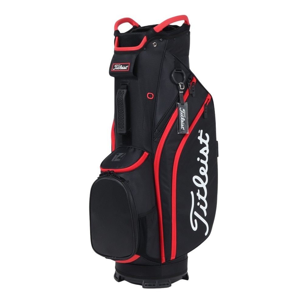 タイトリスト（TITLEIST）（メンズ）ゴルフ キャディバッグ 軽量 カート式 10型 14分割 23 BKRD TB22CT6-006