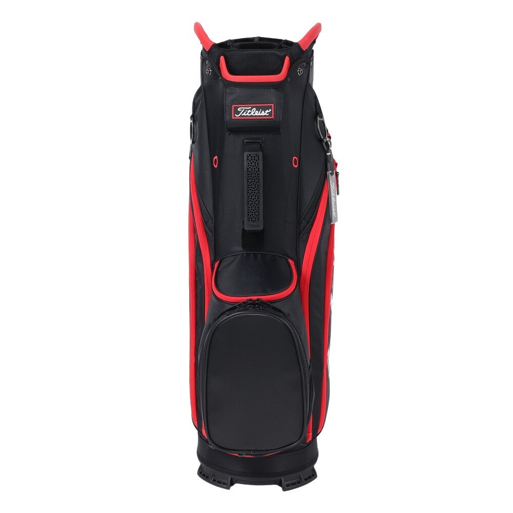 タイトリスト（TITLEIST）（メンズ）ゴルフ キャディバッグ 軽量 カート式 10型 14分割 23 BKRD TB22CT6-006