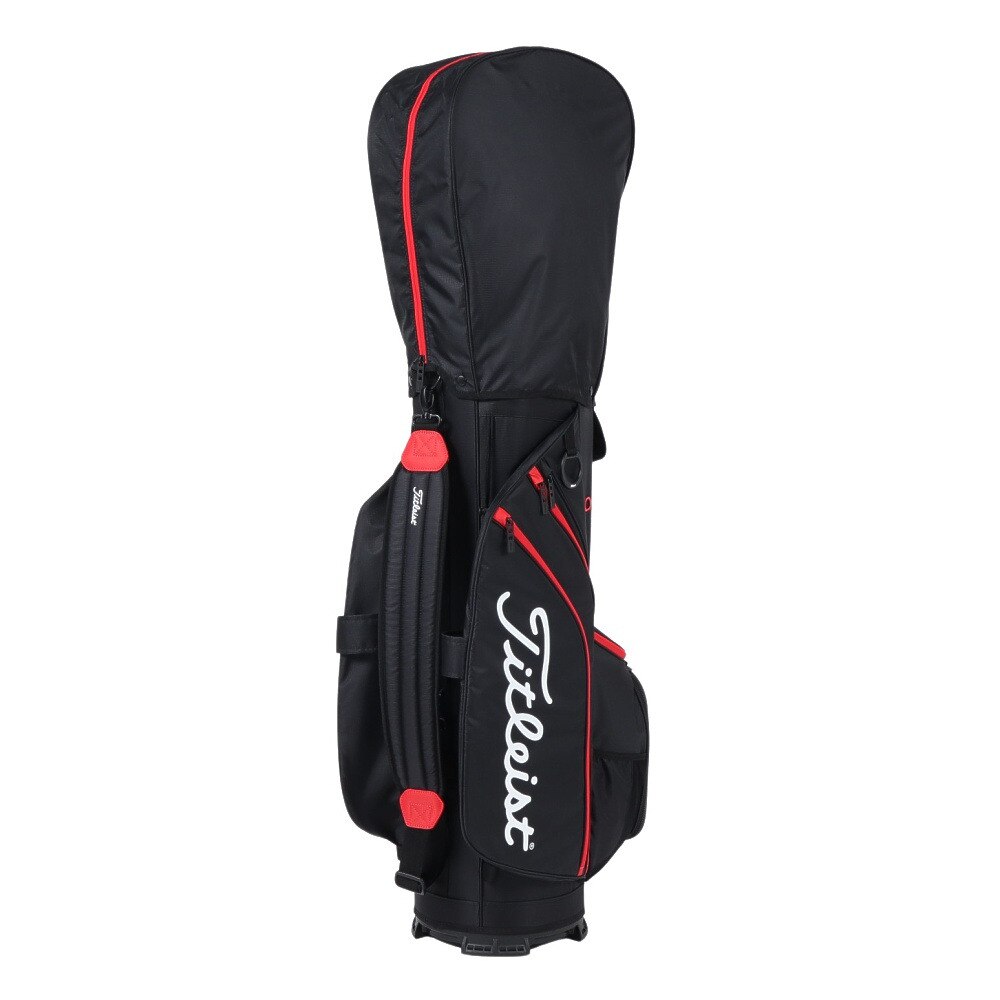 タイトリスト（TITLEIST）（メンズ）ゴルフ キャディバッグ 軽量 カート式 10型 14分割 23 BKRD TB22CT6-006