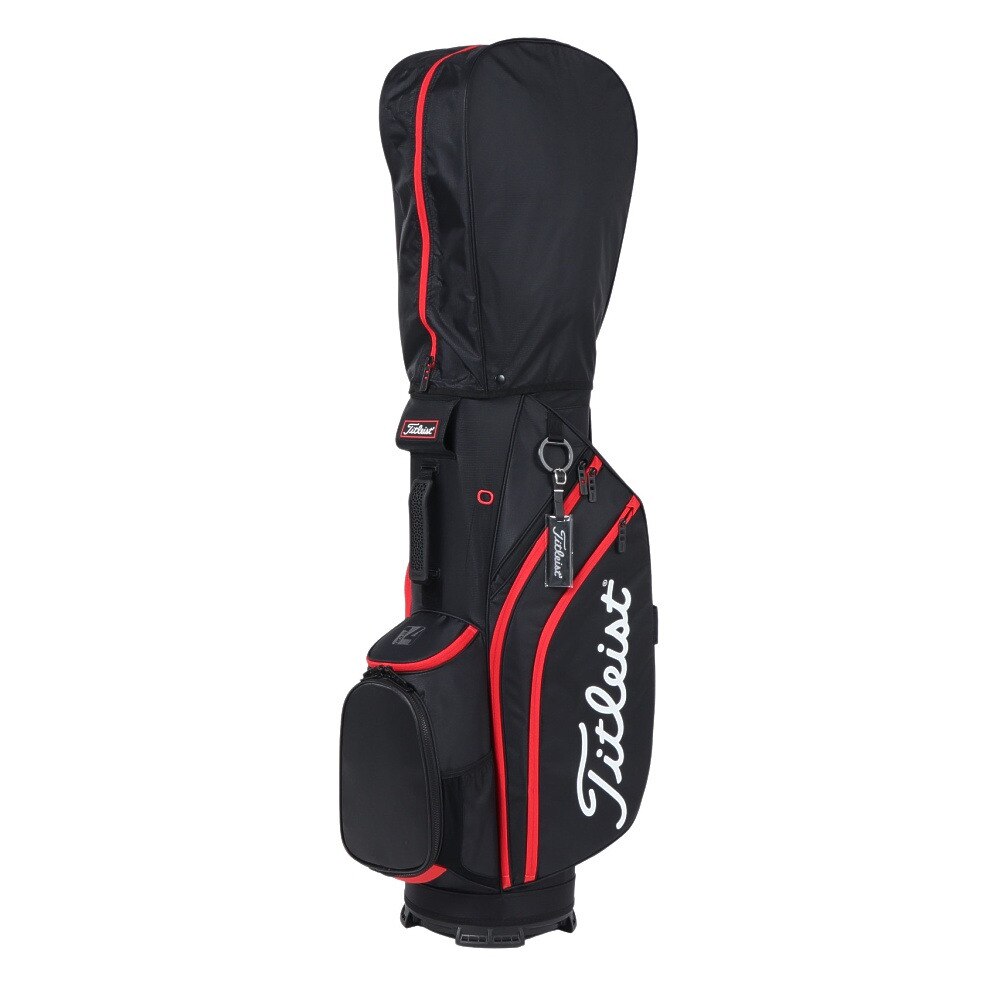 タイトリスト（TITLEIST）（メンズ）ゴルフ キャディバッグ 軽量 カート式 10型 14分割 23 BKRD TB22CT6-006