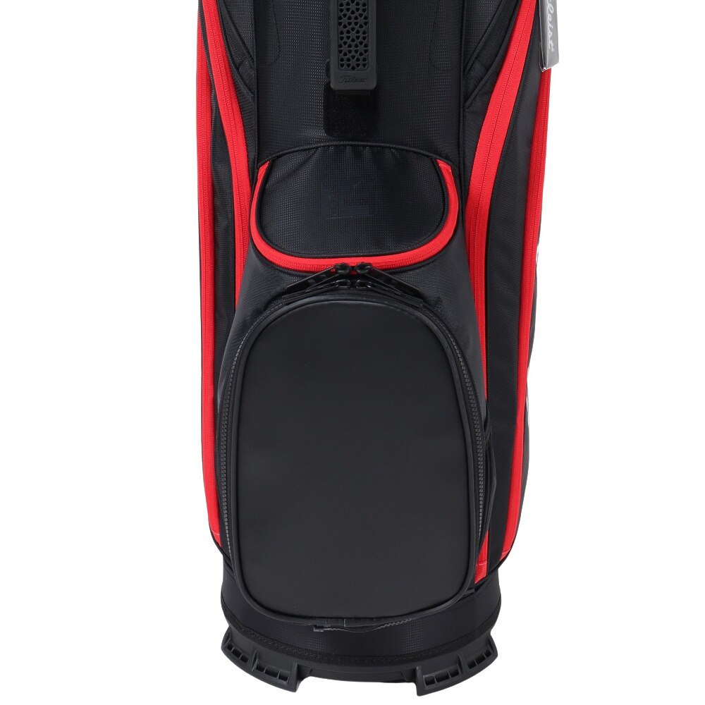タイトリスト（TITLEIST）（メンズ）ゴルフ キャディバッグ 軽量 カート式 10型 14分割 23 BKRD TB22CT6-006