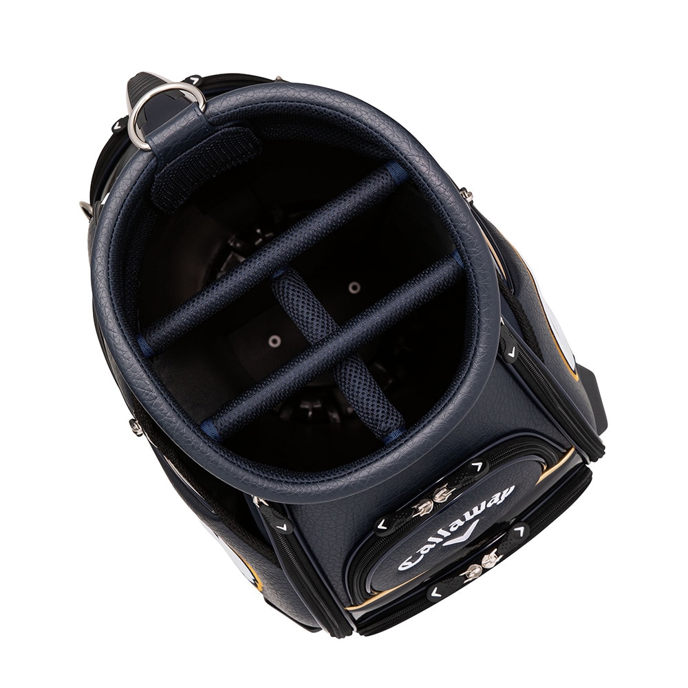 キャロウェイ（CALLAWAY）（メンズ）ゴルフ キャディバッグ カート式 9.5型 5分割 CRT TOUR NVY23 5123387
