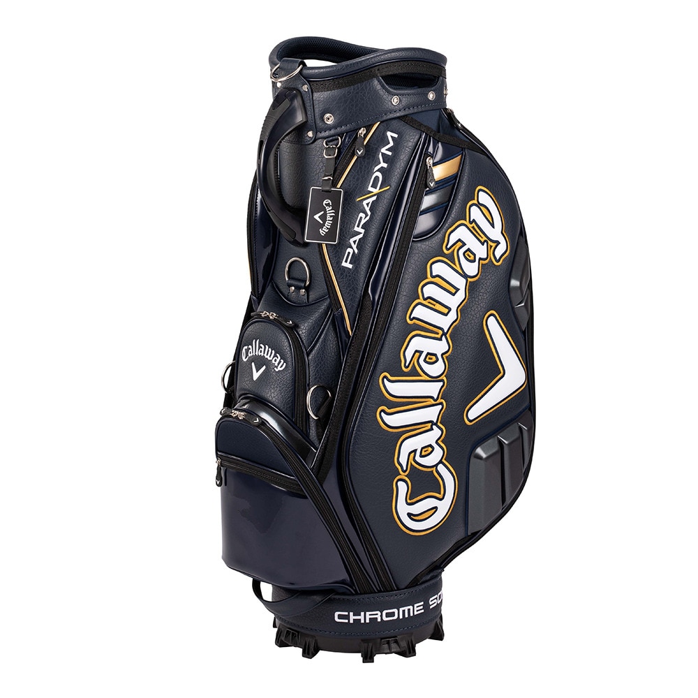 キャロウェイ（CALLAWAY）（メンズ）ゴルフ キャディバッグ カート式 9.5型 5分割 CRT TOUR NVY23 5123387