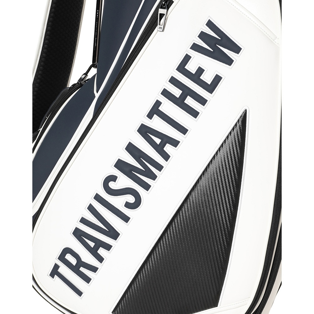 トラヴィスマシュー（Travis Mathew）（メンズ）ゴルフ キャディバッグ カート式 9.5型 6分割 PLAYERS カートバッグ 7AJ900-1WBN
