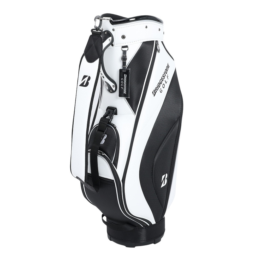 ブリヂストンゴルフ（BRIDGESTONE GOLF）（メンズ、レディース）キャディバッグ 軽量 ベーシックモデル CBG422WK