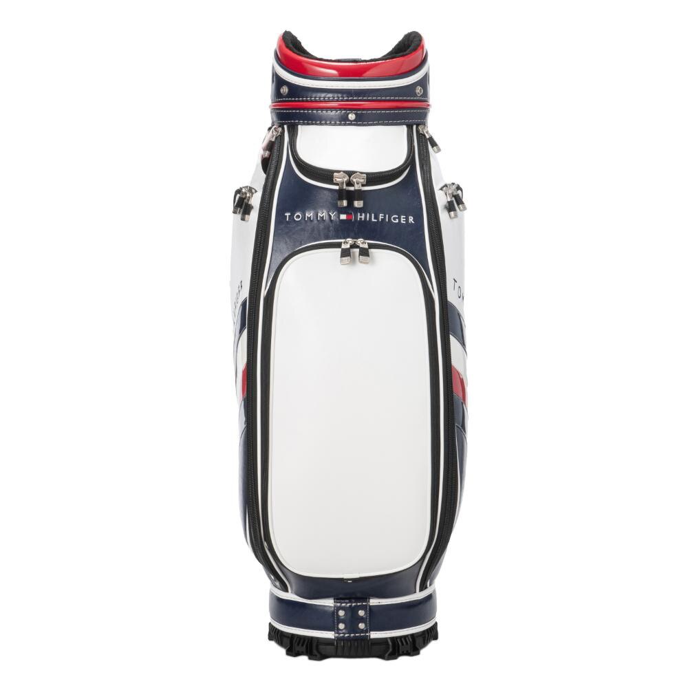 トミーヒルフィガー（TOMMY HILFIGER）（メンズ）ゴルフ キャディバッグ カート式 9.5型 6分割 クラシックスポーツ THMG4SC1-TRI