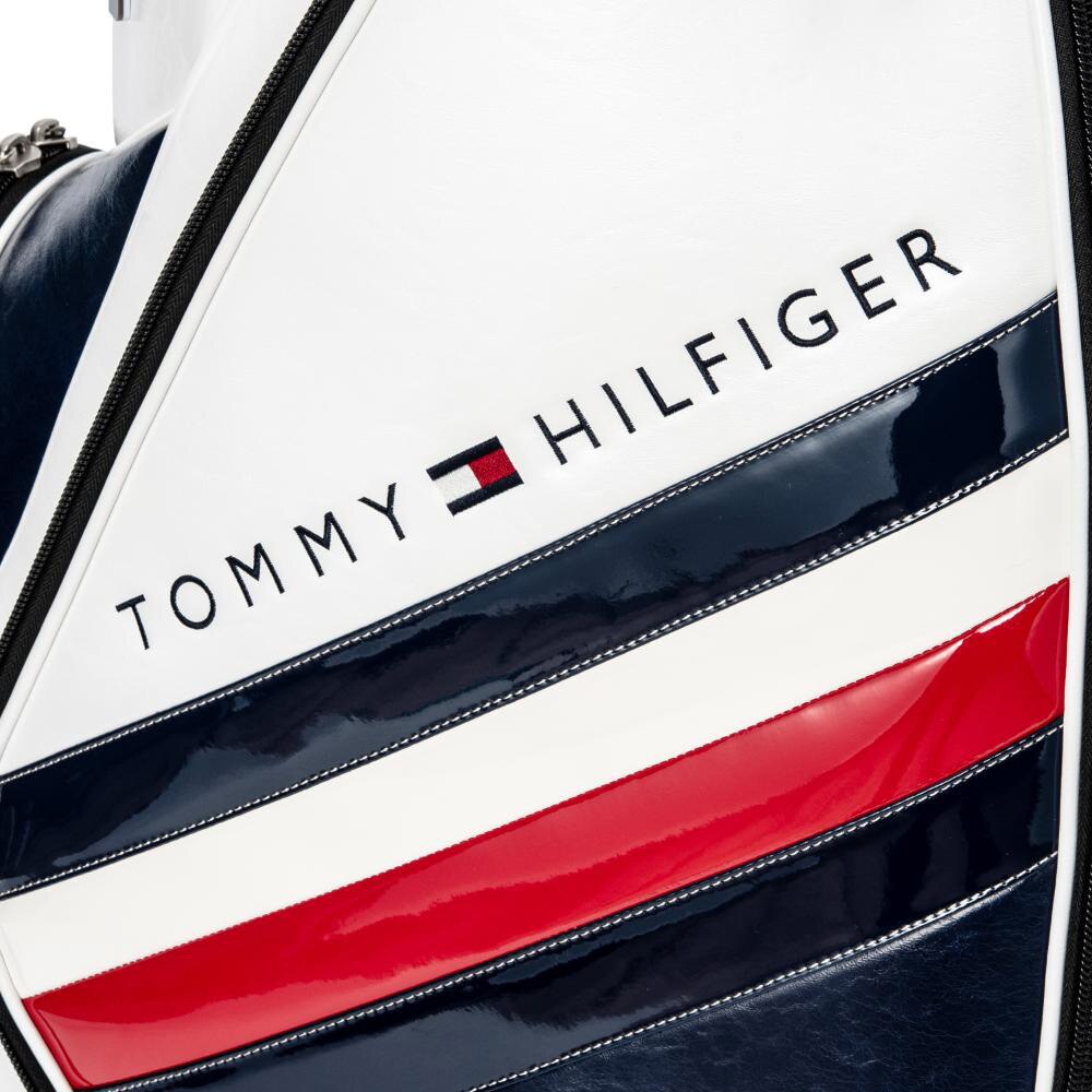 トミーヒルフィガー（TOMMY HILFIGER）（メンズ）ゴルフ キャディバッグ カート式 9.5型 6分割 クラシックスポーツ THMG4SC1-TRI