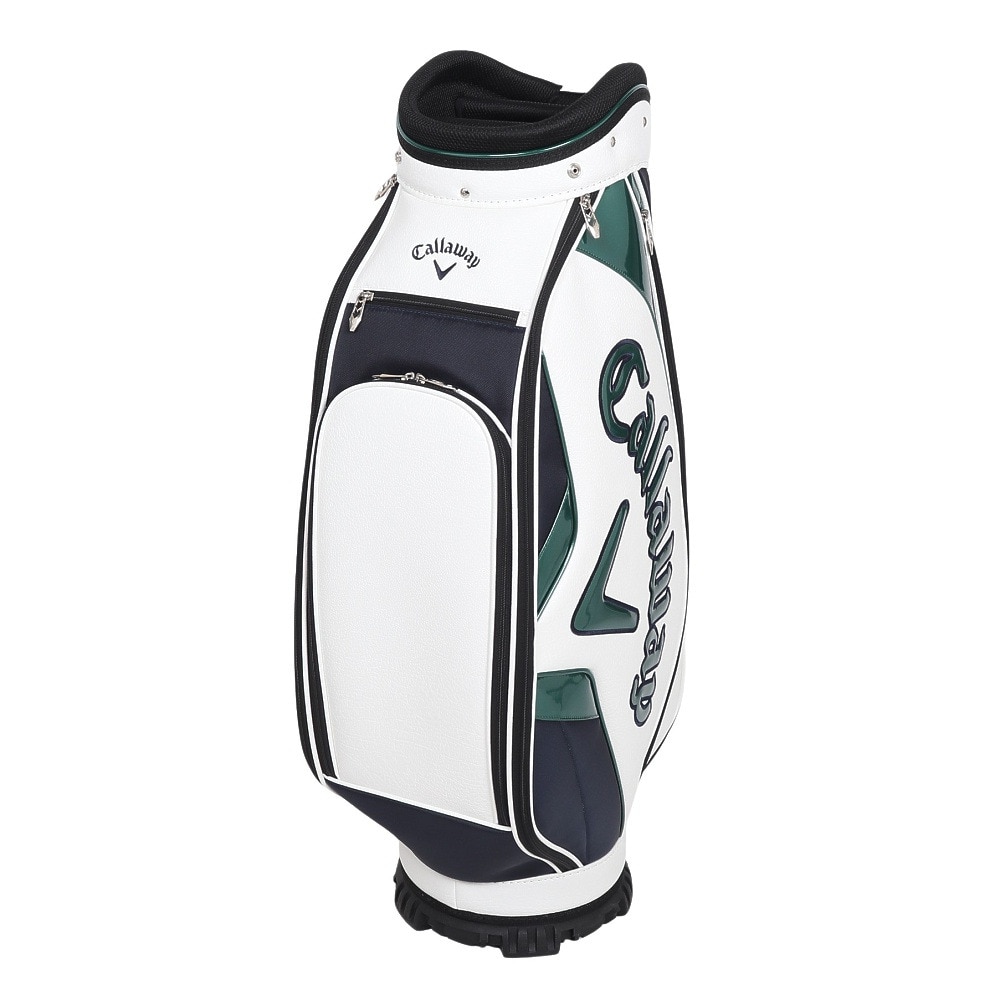 キャロウェイ（CALLAWAY）（メンズ）ゴルフ カート式 キャディバッグ 9.5型 5分割 Exia25 5125009 WHTGRN