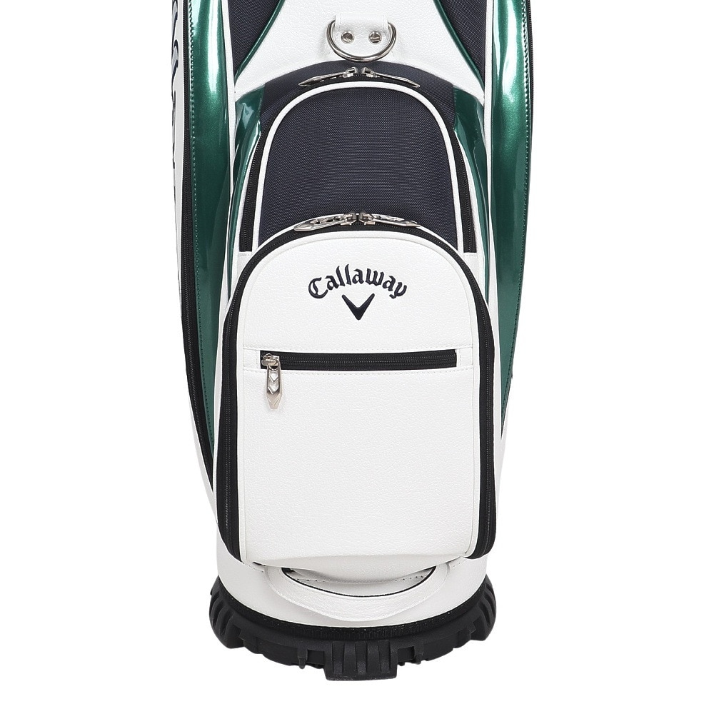 キャロウェイ（CALLAWAY）（メンズ）ゴルフ カート式 キャディバッグ 9.5型 5分割 Exia25 5125009 WHTGRN