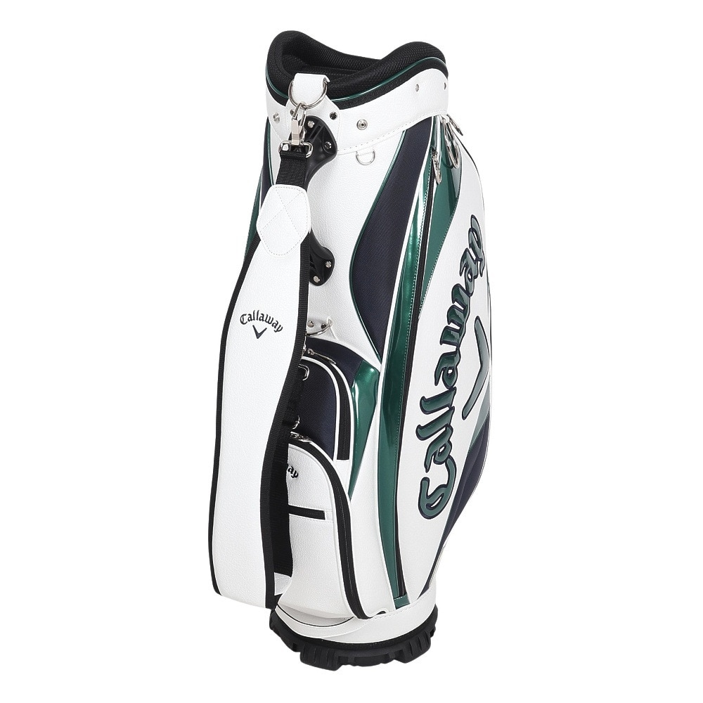 キャロウェイ（CALLAWAY）（メンズ）ゴルフ カート式 キャディバッグ 9.5型 5分割 Exia25 5125009 WHTGRN