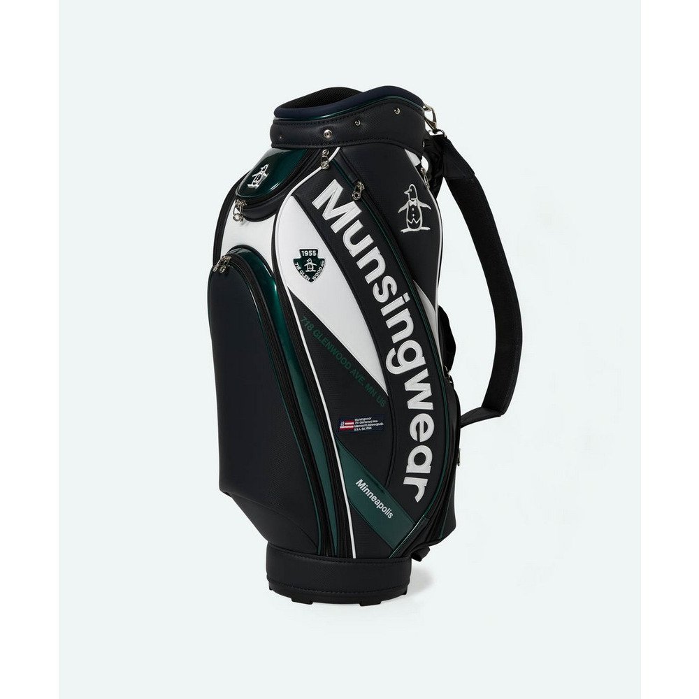 マンシング（MUNSING）（メンズ）ゴルフ アクティブロゴ キャディバッグ 9.5型 6分割 MG6SCB00M NV00