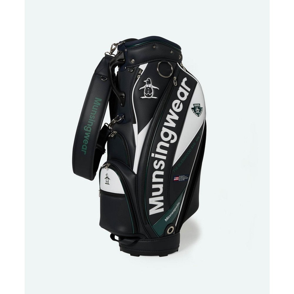 マンシング（MUNSING）（メンズ）ゴルフ アクティブロゴ キャディバッグ 9.5型 6分割 MG6SCB00M NV00