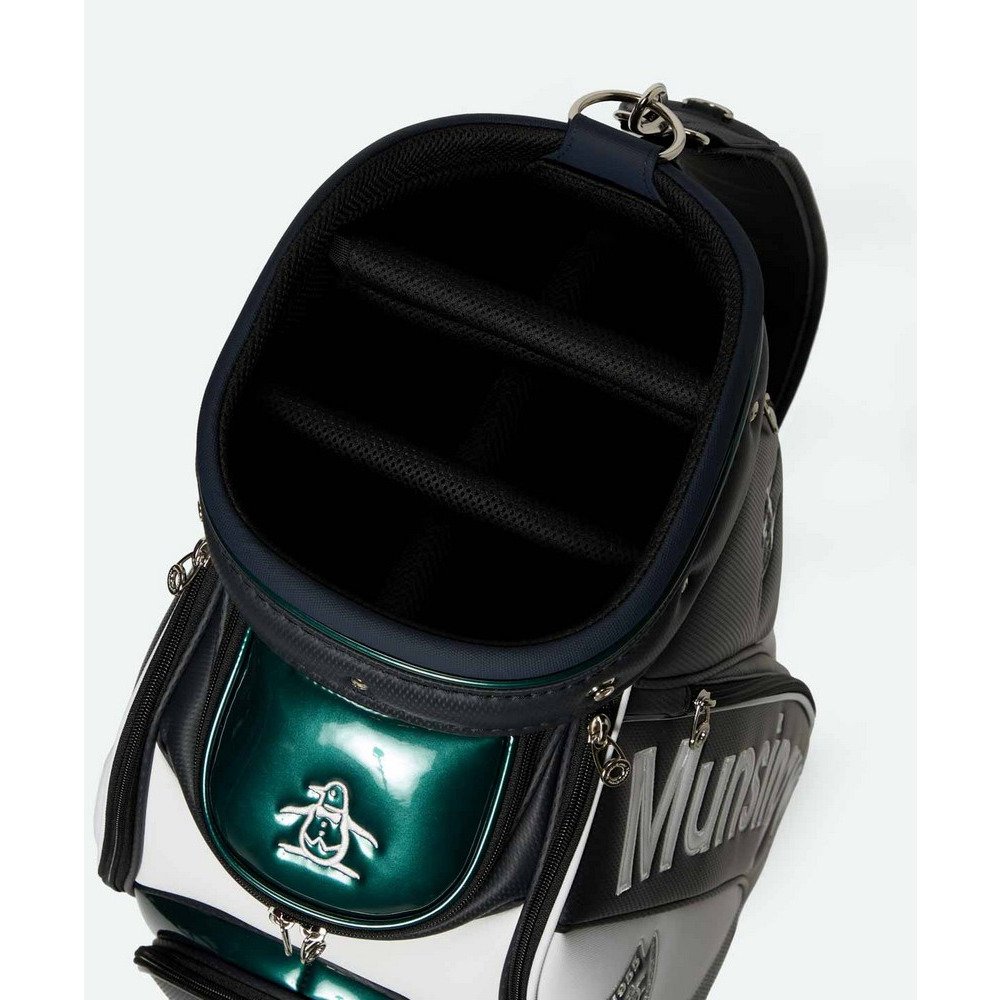 マンシング（MUNSING）（メンズ）ゴルフ アクティブロゴ キャディバッグ 9.5型 6分割 MG6SCB00M NV00