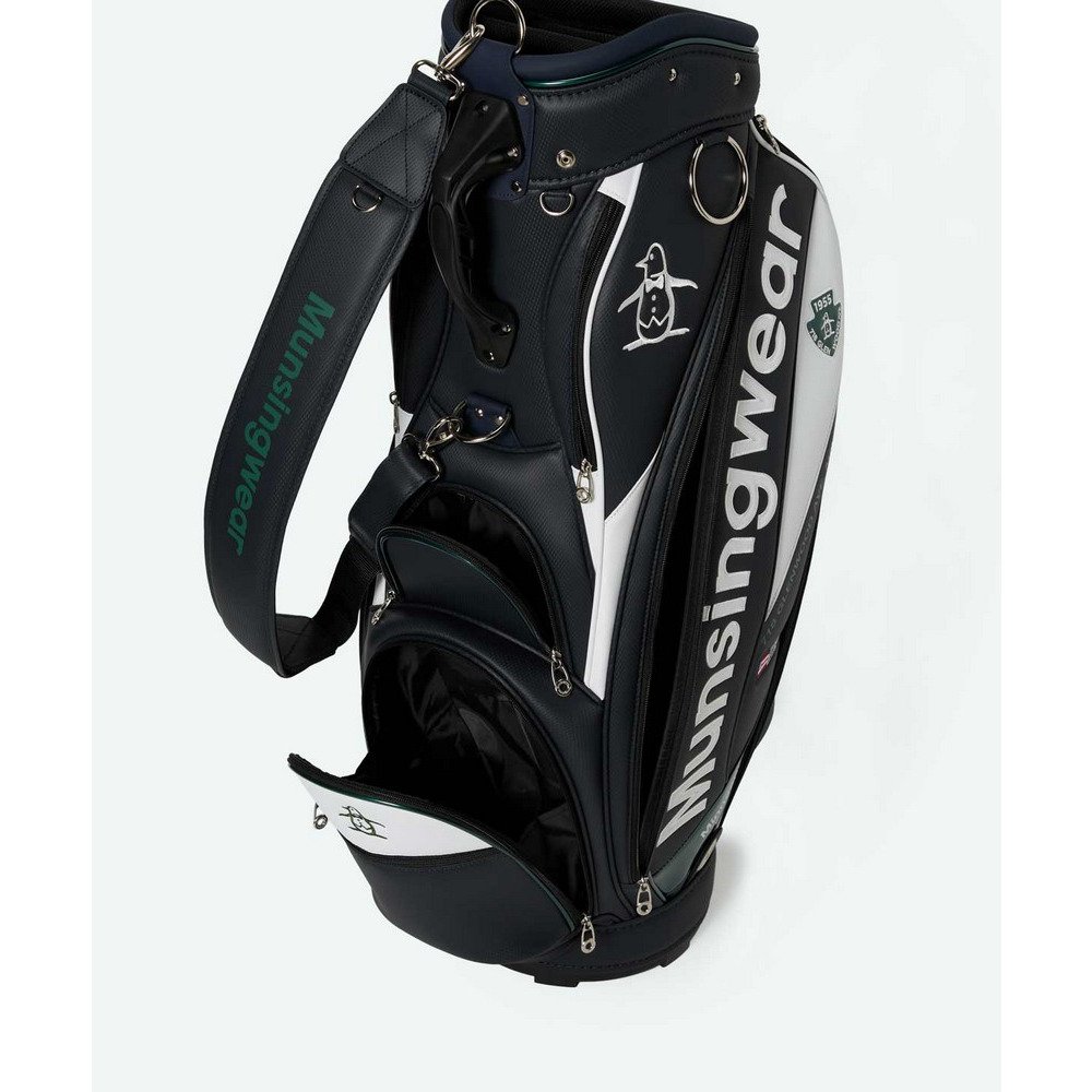 マンシング（MUNSING）（メンズ）ゴルフ アクティブロゴ キャディバッグ 9.5型 6分割 MG6SCB00M NV00