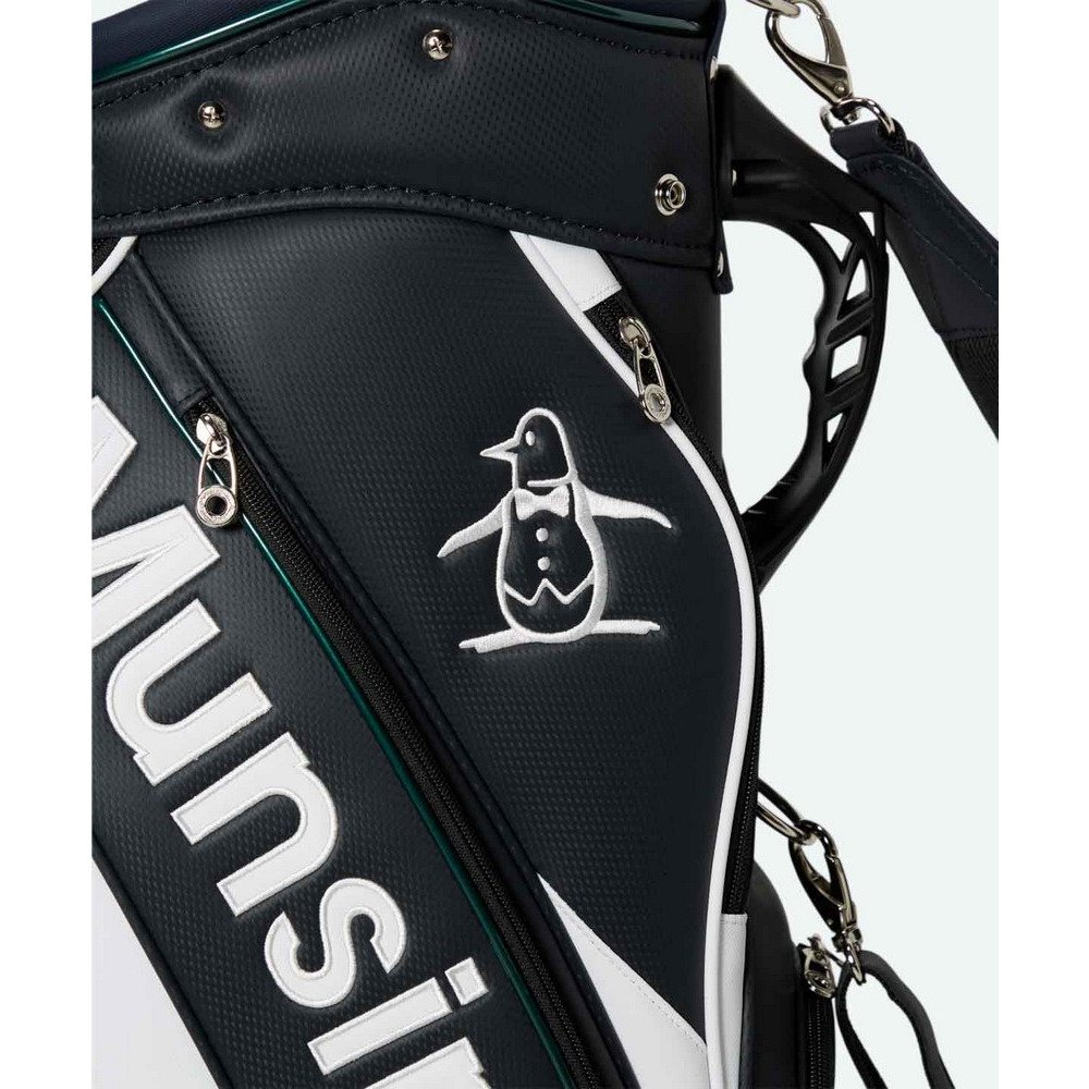 マンシング（MUNSING）（メンズ）ゴルフ アクティブロゴ キャディバッグ 9.5型 6分割 MG6SCB00M NV00