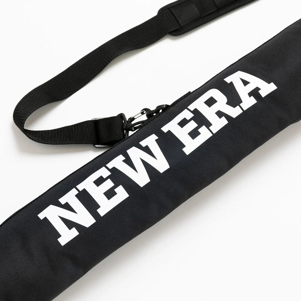 ニューエラ（NEW ERA）（メンズ、レディース）ゴルフ キャディバッグ レンジケース ワードマークロゴ ブラック×ホワイト 14518207