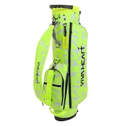 (メンズ、レディース)タイポ総柄コンパクトスタンドキャディバッグ 7.5型 4分割 013-18200