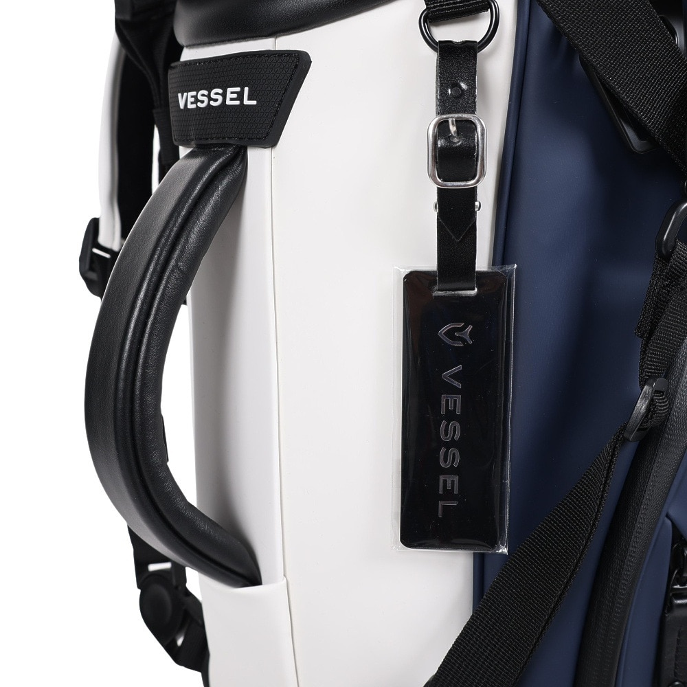 ベゼル（VESSEL）（メンズ）ゴルフ キャディバッグ スタンド式 8.5型 6分割 VESSEL Player 3.0Std DO WH/NV