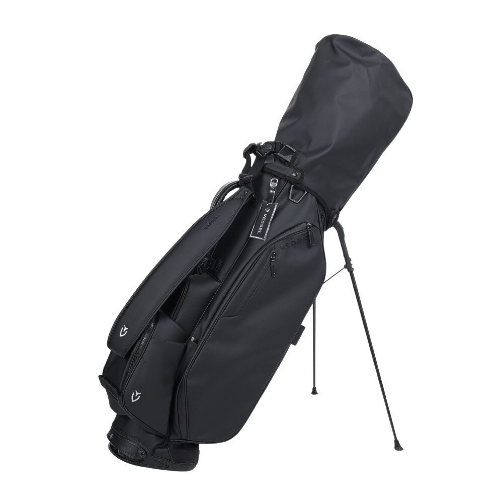 ベゼル（VESSEL）（メンズ）ゴルフ キャディバッグ スタンド式 8.5型 6分割 VESSEL Player 3.0Std SIN BK