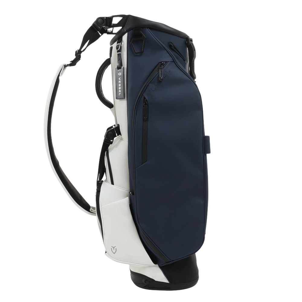 ベゼル（VESSEL）（メンズ）ゴルフ キャディバッグ スタンド式 8.5型 6分割 Player 3.0 スタンド SIN WH/NV